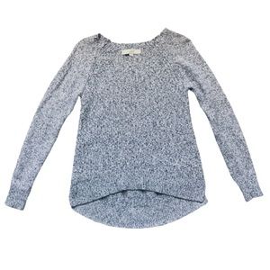 Ann Taylor Loft Knit Sweater in Grey Size XS